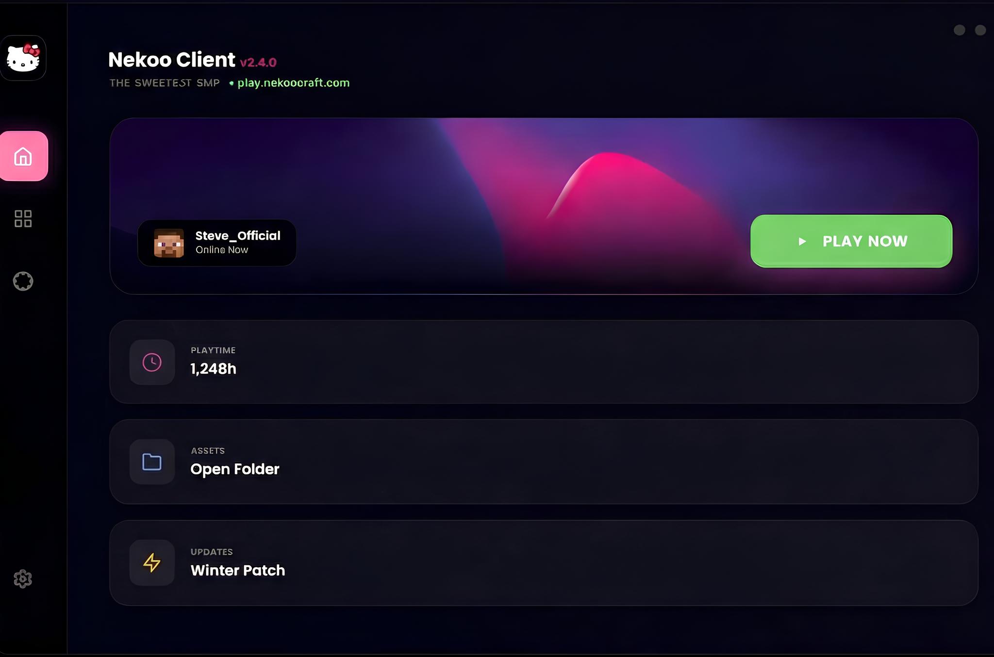OwOClient launcher screenshot